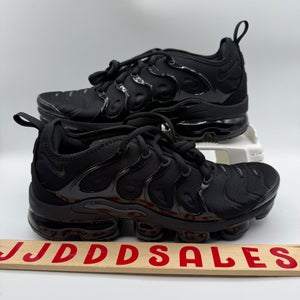 Nike Air VaporMax Plus Triple Black Shoes 924453-004 Men’s Sz 8 NEW