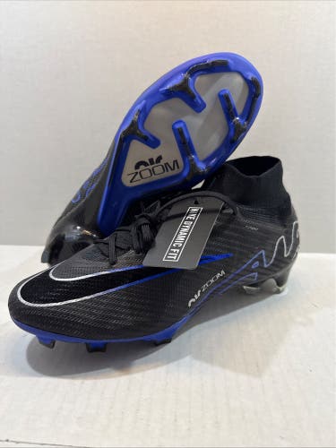 Black Men's Size M 7.5 (W 8.5) Nike Mercurial Superfly Cleats (New)
