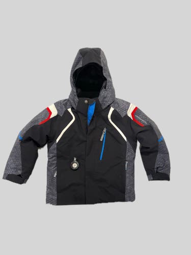 Obermeyer Boys Waterproof Winter Jacket Size 4–Excellent Condition