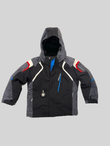 Obermeyer Boys Waterproof Winter Jacket Size 4–Excellent Condition