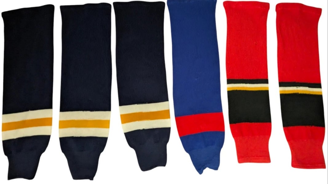 3 pairs of hockey socks