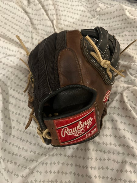 Rawlings Heart of the Hide RH Infield Baseball Glove 11.75" (Used but freshly re-laced)