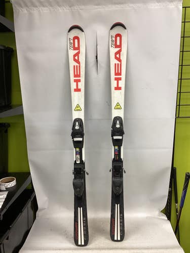 Used Head SUPERSHAPE Boys DH Ski/Binding White 127 cm 11851-S000040907
