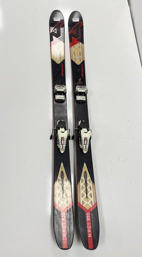 Used Nordica NRGY 100 Mens DH Ski/Binding Black 177 cm 11860-S000301059
