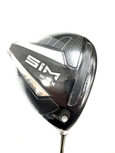Used Taylormade SIM MAX Mens Driver RH 10.5 Degree 11860-S000298498