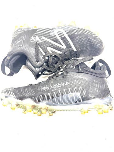 Used New Balance LAX Cleats Boys Black Youth 06.5 11860-S000301343