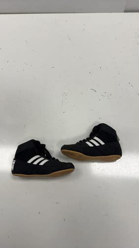 Used Adidas Wrestling Shoes Black Youth 13.0 11860-S000301664