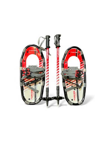 Used YUKON JUNIOR Snowshoes Boys Black And Red 16" 11873-S000183074