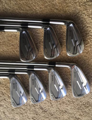 Left Handed 2021 Srixon Zx7 Forged Irons 4-pw Extra Stiff Flex Steel
