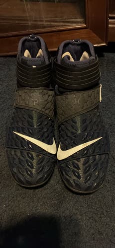 Blue Men's Size M 8.5 (W 9.5) Adult Nike Force Savage Molded Cleats Cleats (Used)