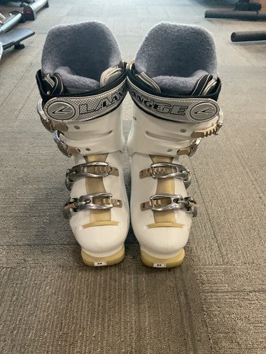 Used Lange EXCLUSIVE 60 Womens DH Ski Boot White 240 MP - J06 - W07 11614-S000226338