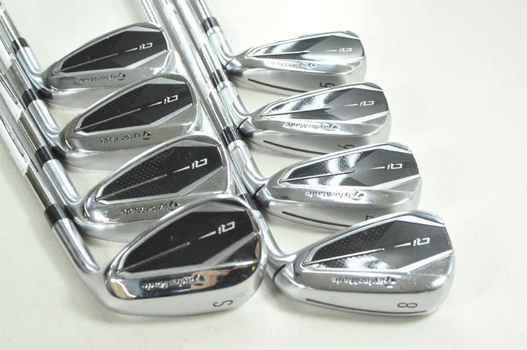 TaylorMade Qi 5-PW,AW,SW Iron Set Regular Flex Right KBS MAX MT Steel # 206664