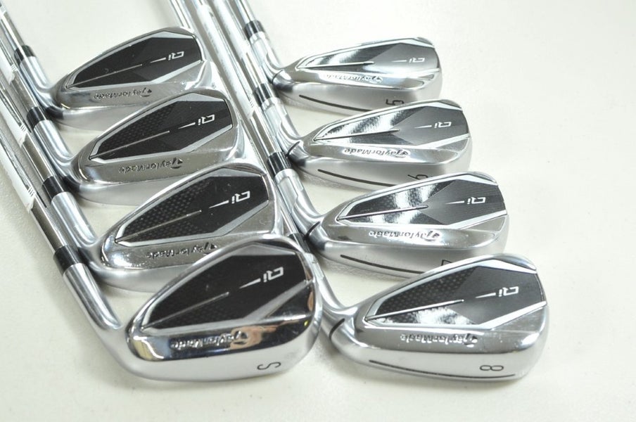 TaylorMade Qi 5-PW,AW,SW Iron Set Regular Flex Right KBS MAX MT Steel # 206664