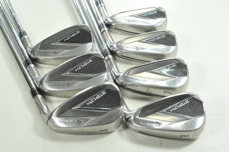 TaylorMade Stealth 5-PW,AW Iron Set Regular Flex Right KBS MAX MT Steel # 207008