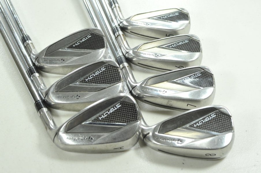 TaylorMade Stealth 5-PW,AW Iron Set Regular Flex Right KBS MAX MT Steel # 207008