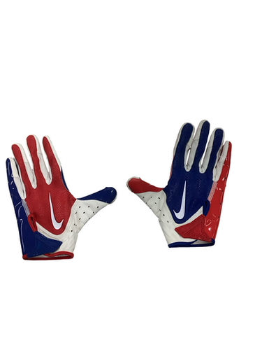 Used Nike VAPOR FB Gloves White/Red/Navy LG 11613-S000172812