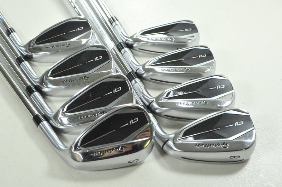 TaylorMade Qi 5-PW,AW,SW Iron Set Regular Flex Right KBS MAX MT Steel # 207046