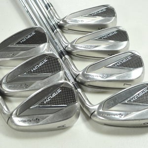 TaylorMade Stealth 5-PW,AW Iron Set Stiff Flex Right KBS MAX MT Steel # 207007