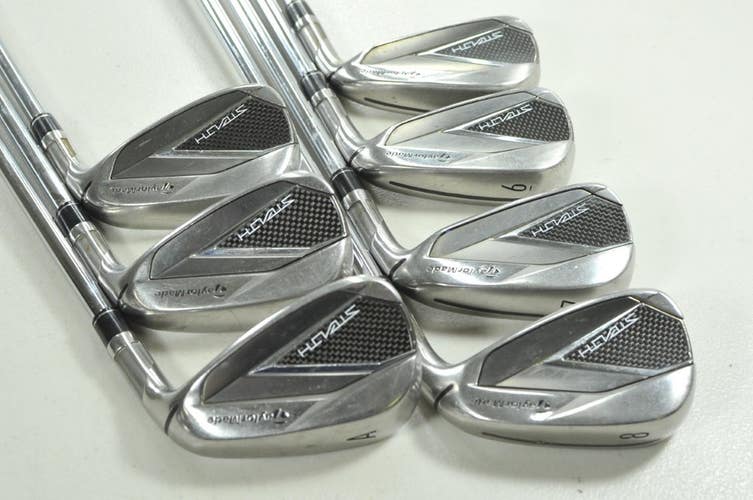 TaylorMade Stealth 5-PW,AW Iron Set Regular Flex Right KBS MAX MT Steel # 207006