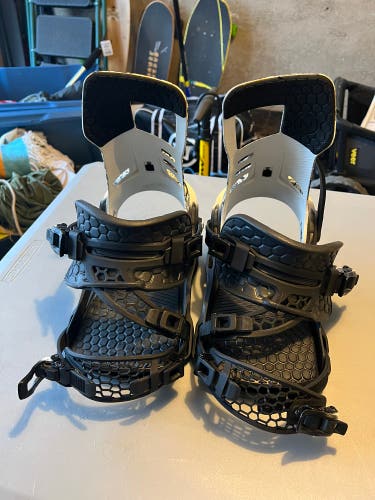 Men's XL Nidecker Kaon Plus Snowboard Bindings XL (size11-15) All Mountain (Used)