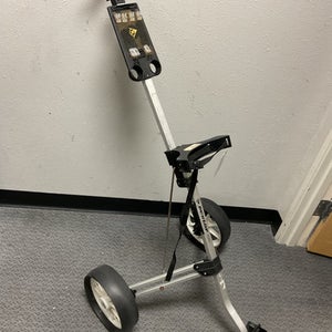 Used Dunlop PULL CART Golf Cart Silver 2 Wheel 11855-S000195431