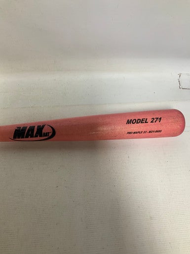 Used MAX BAT BB/SB Wood Bat Pink 33" 11823-S000036144