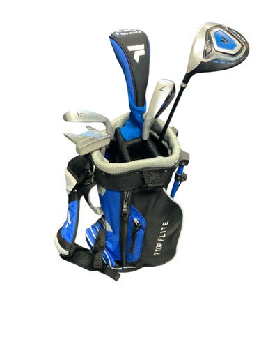 Used Top Flite JUNIOR Jr Package Set LH White/Black/Royal 6 Piece 11823-S000036137