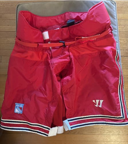 New York Rangers Pro Stock Warrior Pants Shell XL