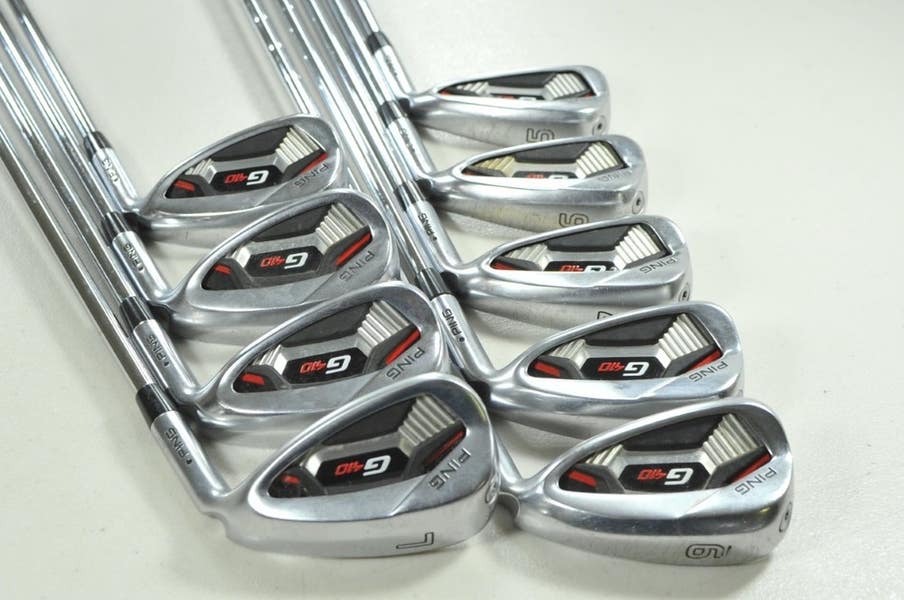 Ping G410 5-W,UW,SW,LW Iron Set Regular Flex Right AWT 2.0 Steel