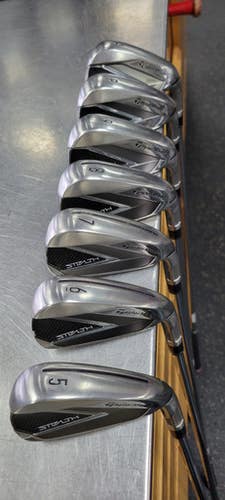 Used Taylormade STEALTH Mens Iron Set RH 5I-GW/AW 11497-S000154088