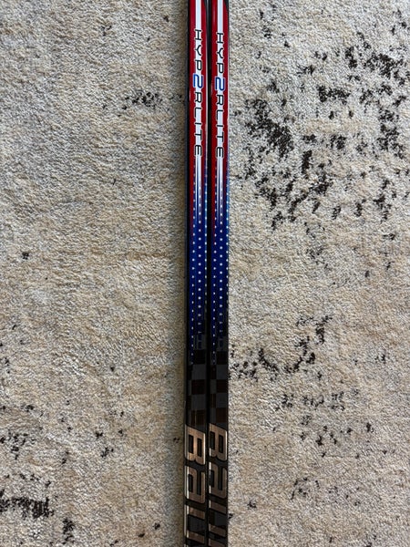 (New 2 Pack) Left Handed Custom USA Bauer Proto-R Dressed as Hyp2rlite ...