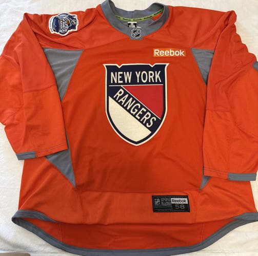 New York Rangers Reebok Pro Stock 2012 Winter Classic Practice Jersey