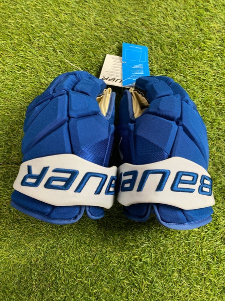 Senior Bauer Vapor Hyperlite Gloves 14" Colorado Avalanche Makar Pro Stock (New)