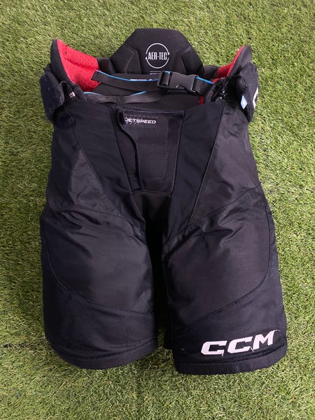 Black Senior Medium CCM JetSpeed FT6 Hockey Pants (Used)