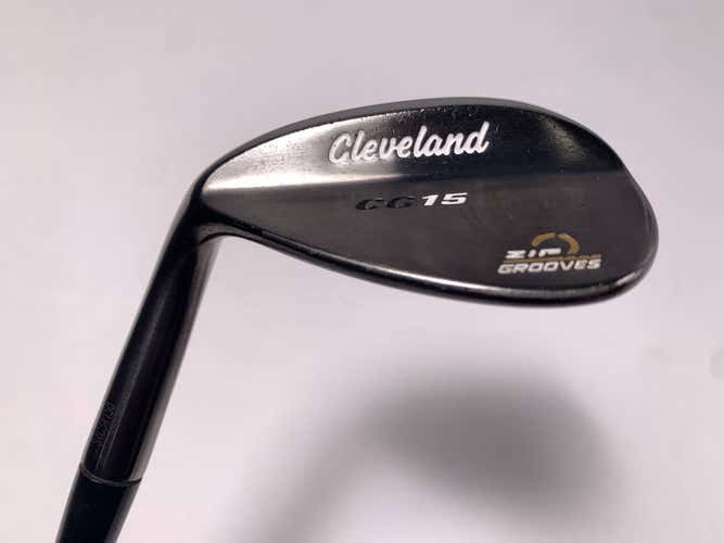Cleveland CG15 Black Pearl Gap Wedge GW 52* 10 Bounce Traction Wedge Mens LH
