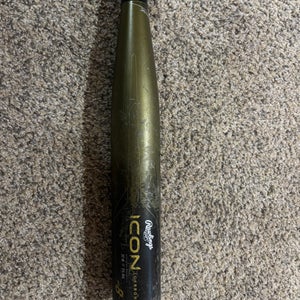 2023 Rawlings Icon Composite USSSA Certified Bat (-8) 24 oz 32" (Used)