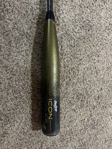 2023 Rawlings Icon Composite USSSA Certified Bat (-8) 24 oz 32" (Used)