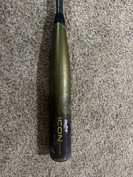 2023 Rawlings Icon Composite USSSA Certified Bat (-8) 24 oz 32" (Used)