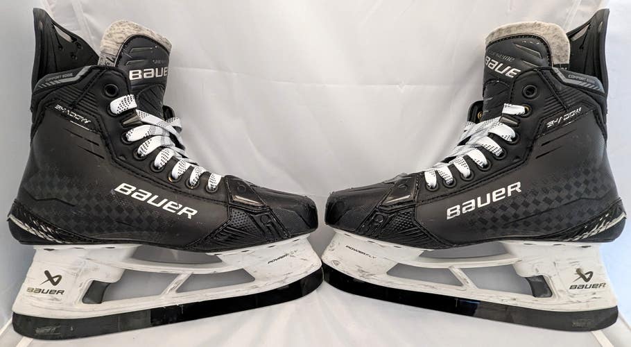 2024 Bauer Supreme Shadow Hockey Skates Size 7.5 Fit 2 (Used) Bladetech BLADES INCLUDED
