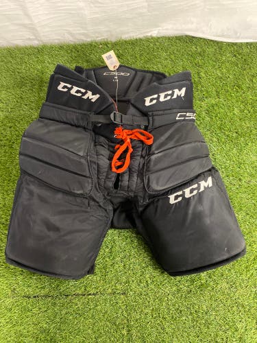 Black Senior Large CCM c500 Hockey Goalie Pants (Used)