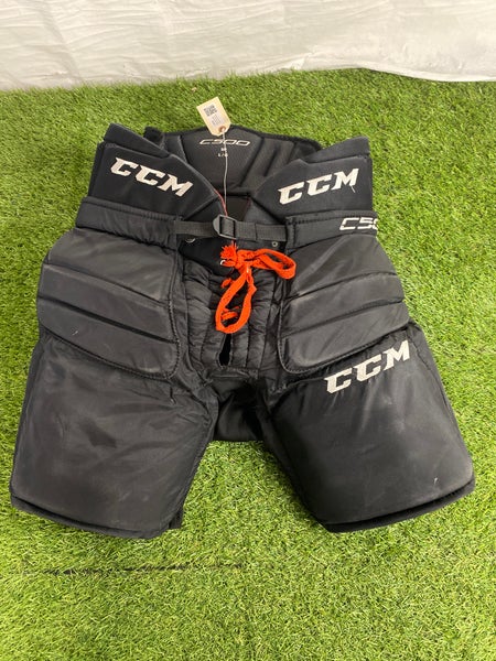 Black Senior Large CCM c500 Hockey Goalie Pants (Used)
