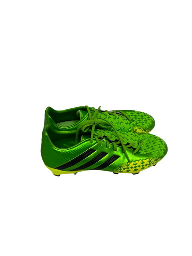 Used Adidas Predator Mens 9 Soccer Cleats Neon Green 11692-S000144559