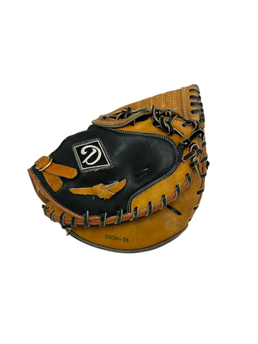 Used Diamond DCM-35 35" RH Throw Softball Catchers Glove Brown 11692-S000144560