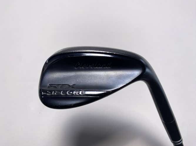 Cleveland RTX ZipCore Black Satin Sand Wedge SW 56* 10 Bounce Mens RH