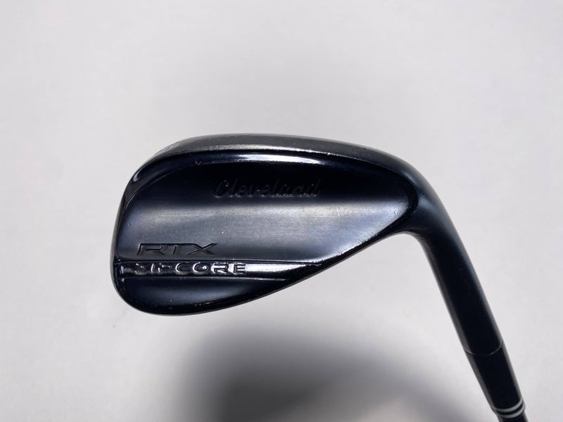 Cleveland RTX ZipCore Black Satin Sand Wedge SW 56* 10 Bounce Mens RH