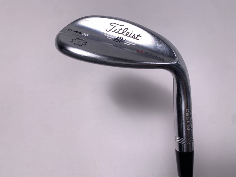 Titleist Vokey SM6 Tour Chrome Lob Wedge LW 60* 8 Bounce Wedge Steel Mens RH
