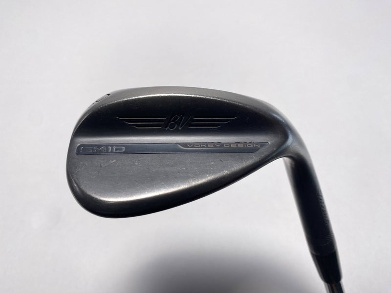 Titleist Vokey SM10 Jet Black Lob Wedge LW 60* 12 Bounce D-Grind Wedge Mens RH