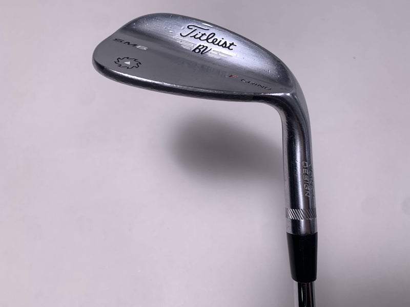 Titleist Vokey SM6 Tour Chrome Sand Wedge SW 56* 14 F-Grind Wedge Steel Mens RH