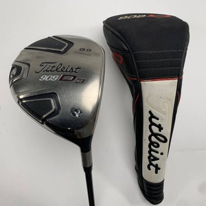Titleist 909 D3 Driver 9.5* Aldila VooDoo Stiff Graphite Mens RH Midsize Grip