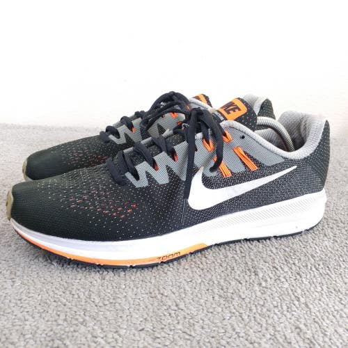 Nike Air Zoom Structure 20 Mens Size 13l2 Running Shoes Black Gray Sneakers